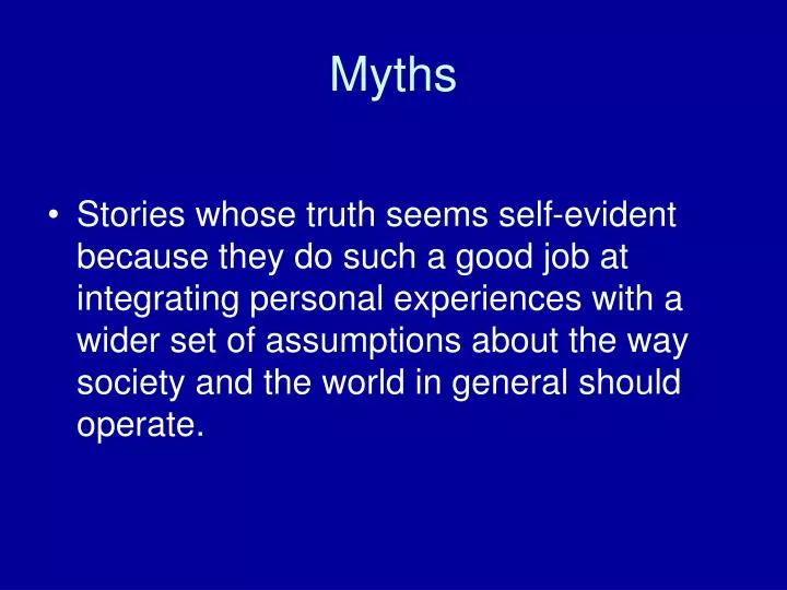 myths