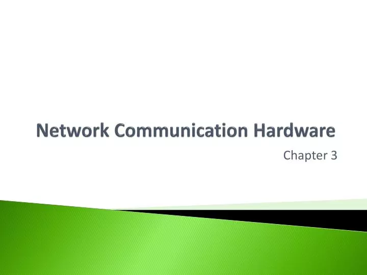 network communication hardware