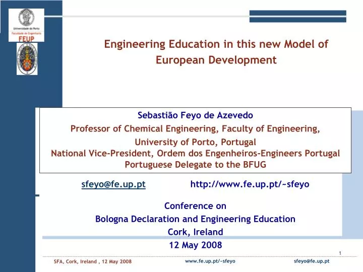 engineering education in this new model of european development