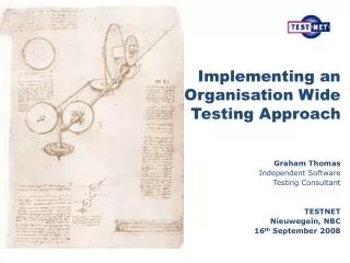Implementing an Organisation Wide Testing Approach