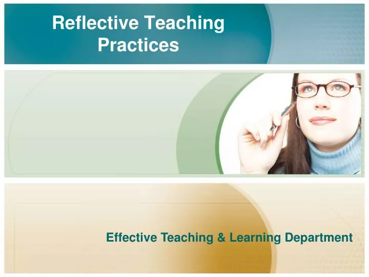 reflective teaching practices