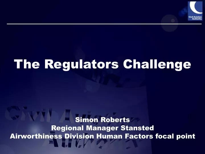 the regulators challenge