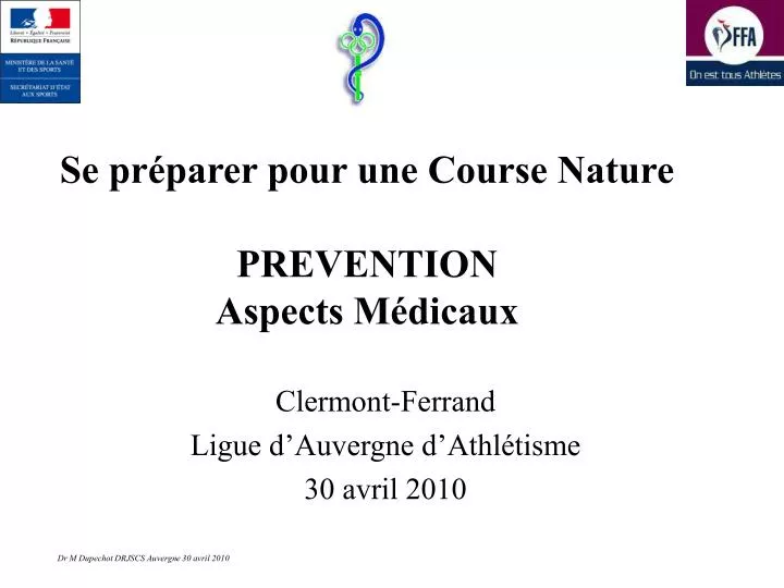 se pr parer pour une course nature prevention aspects m dicaux