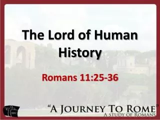 The Lord of Human History
