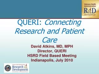 QUERI: Connecting Research and Patient Care