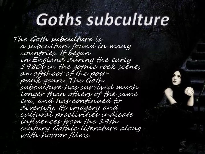 goths subculture