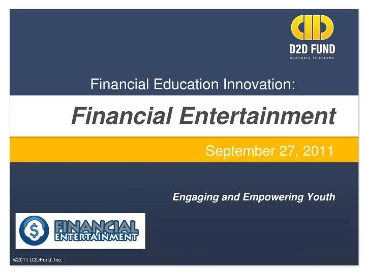 financial entertainment