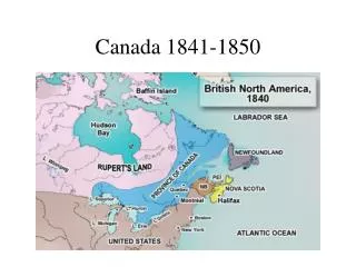 Canada 1841-1850