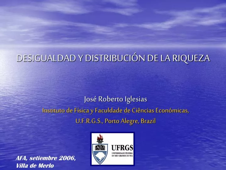 desigualdad y distribuci n de la riqueza