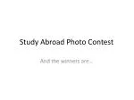 Study Abroad Photo Contest - slide 1
