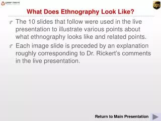 What Does Ethnography Look Like?