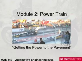 Module 2: Power Train