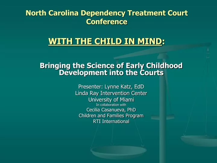 north carolina dependency treatment court conference with the child in mind
