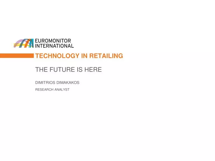 technology in retailing