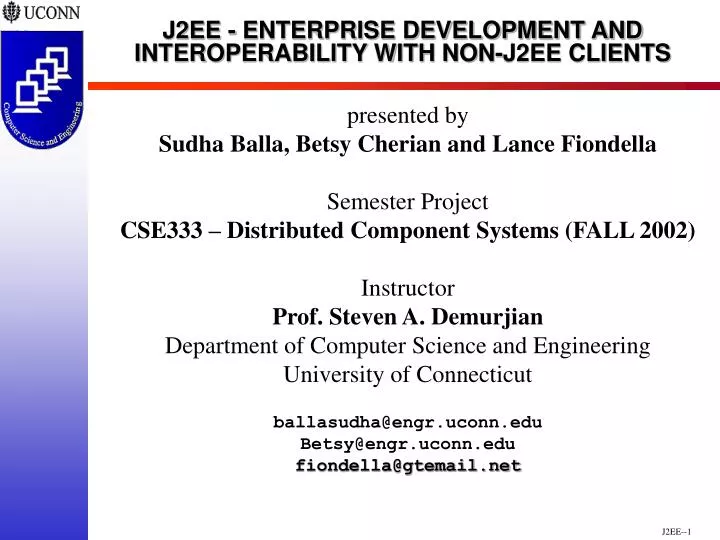 j2ee enterprise development and interoperability with non j2ee clients