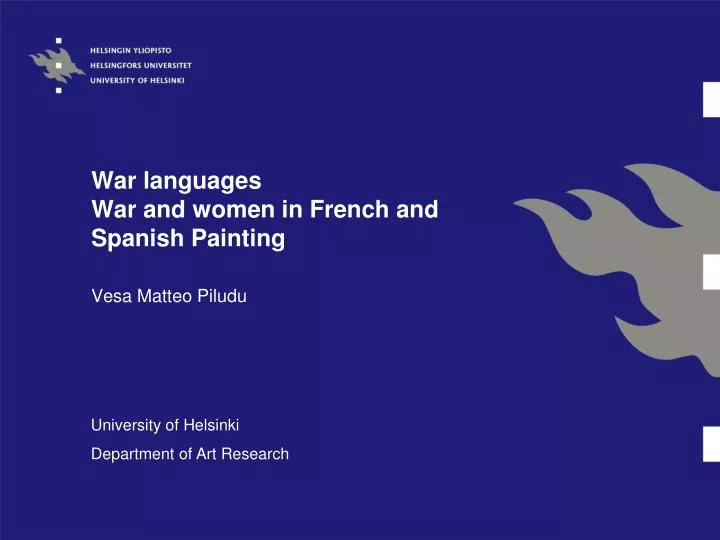 war languages war and women in french and spanish painting