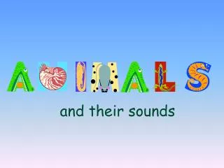 and their sounds
