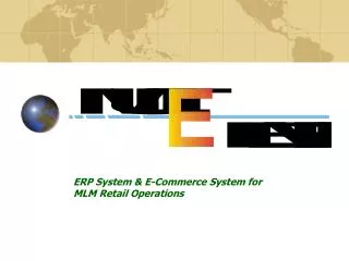 ERP System &amp; E-Commerce System for MLM Retail Operations
