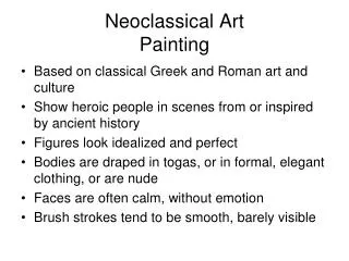 Neoclassical Art Painting