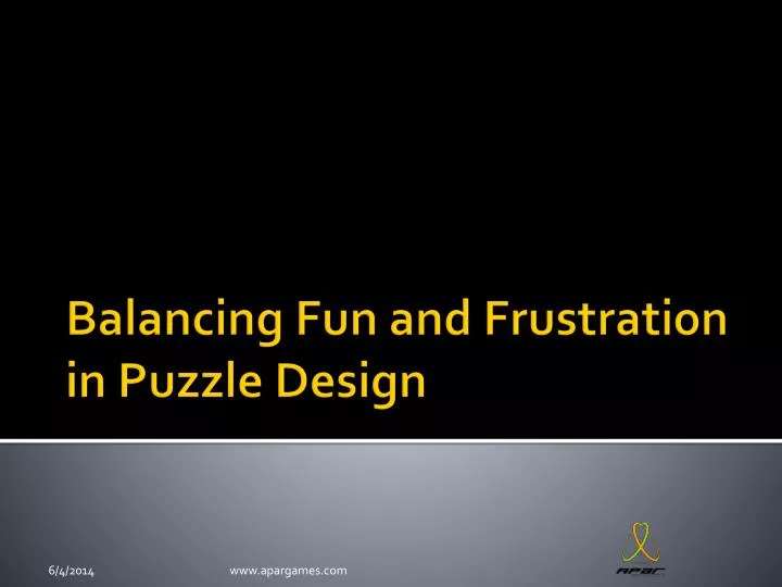balancing fun and frustration in puzzle design