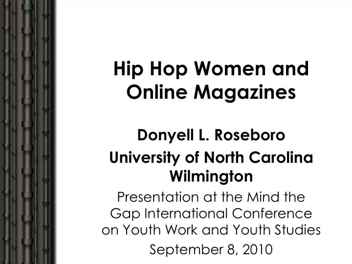hip hop women and online magazines
