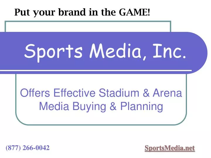 offers effective stadium arena media buying planning