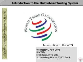 Introduction to the WTO