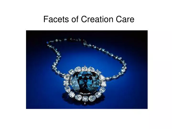 facets of creation care
