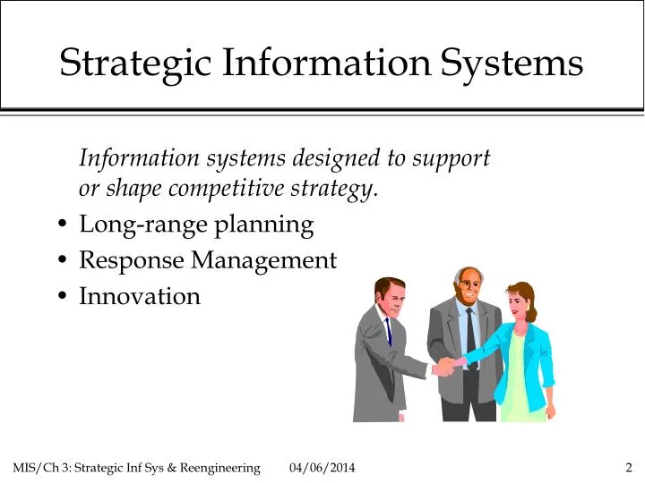 strategic information systems