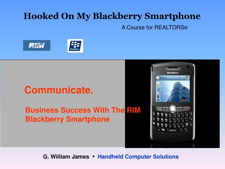 hooked on my blackberry smartphone