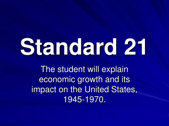 standard 21