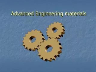 Advanced Engineering materials
