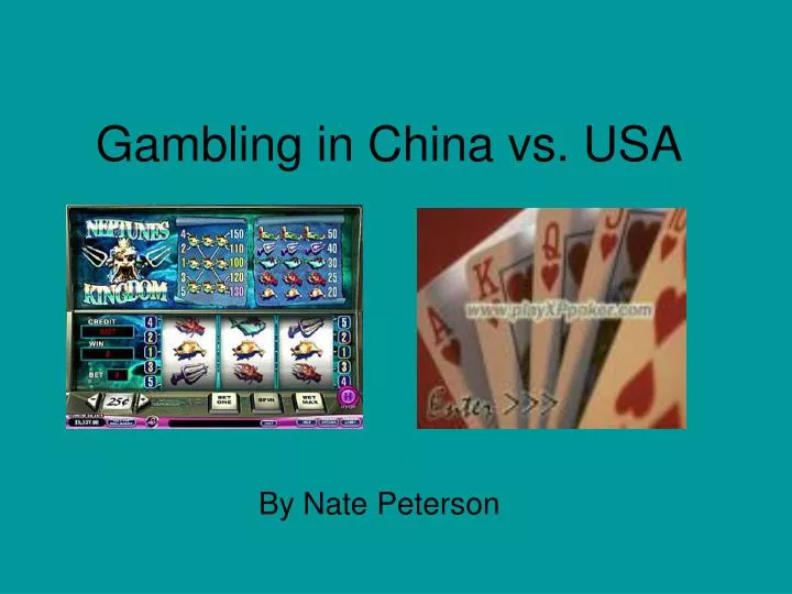 gambling in china vs usa