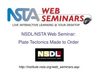 http://institute.nsta.org/web_seminars.asp