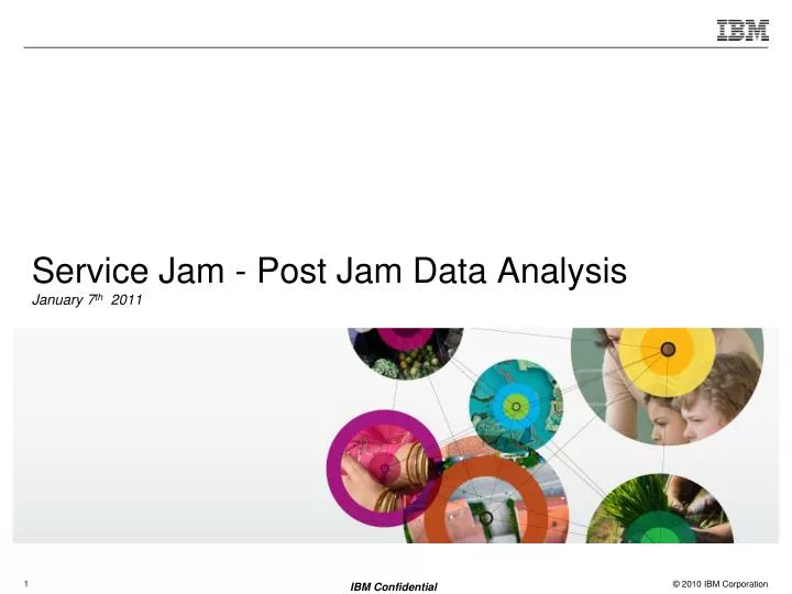 service jam post jam data analysis january 7 th 2011