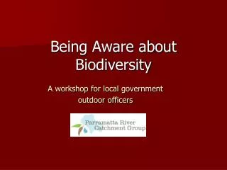 Being Aware about Biodiversity