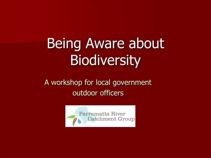 a workshop for local government outdoor officers