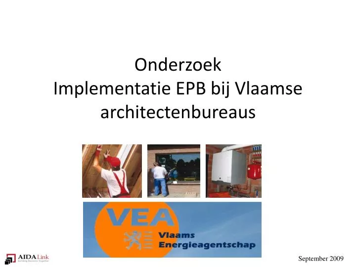 onderzoek implementatie epb bij vlaamse architectenbureaus