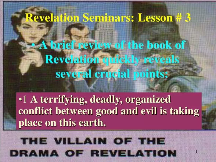 revelation seminars lesson 3