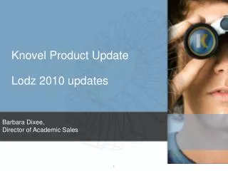Knovel Product Update Lodz 2010 updates