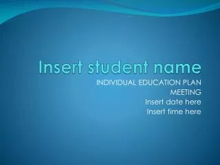 Insert student name