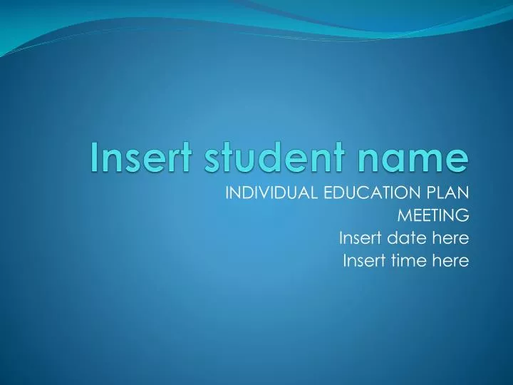 insert student name