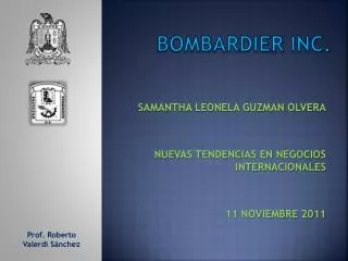 Bombardier inc.