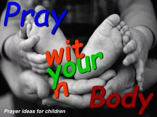 Prayer ideas for children
