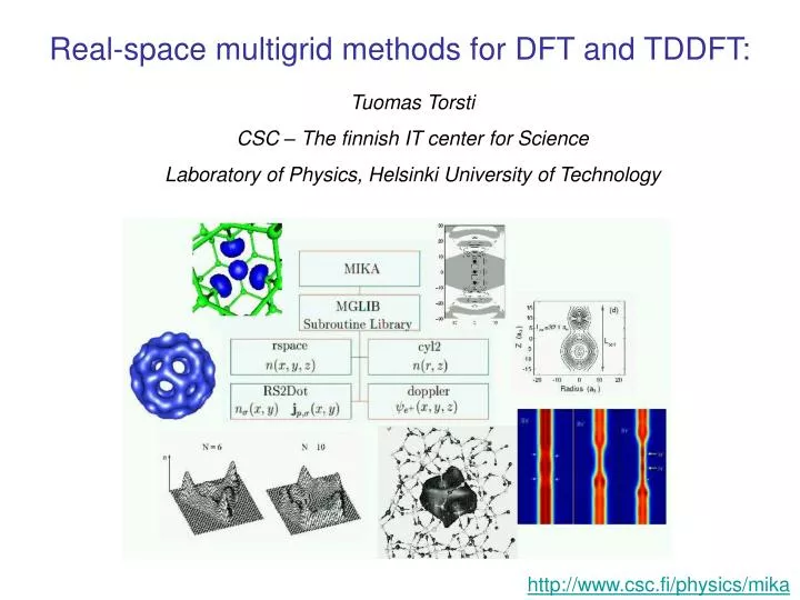 real space multigrid methods for dft and tddft