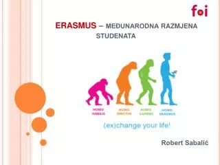 ERASMUS – međunarodna razmjena studenata