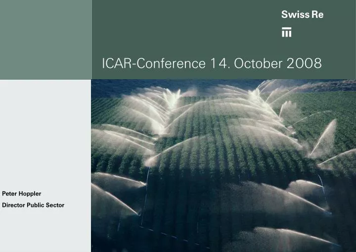 icar conference 14 october 2008