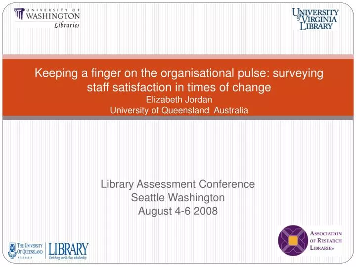 library assessment conference seattle washington august 4 6 2008
