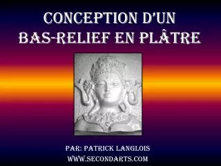 conception d un bas relief en pl tre