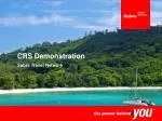 Sabre CRS Demonstration: Flight Options and Availability Analysis - slide 1